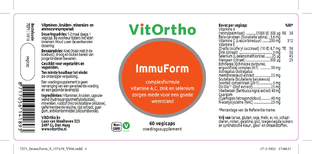 VitOrtho ImmuForm Complexformule Vegicaps 60VCP