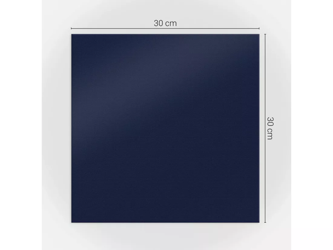Carreaux autocollants PVC, Carrelage PVC adhésif - 9x30x30 - Couleur bleu marine foncé