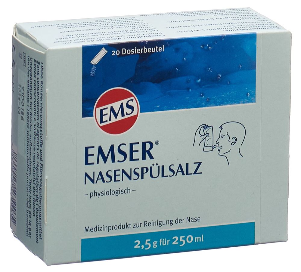 EMSER Nasenspülsalz Btl 2.5 g