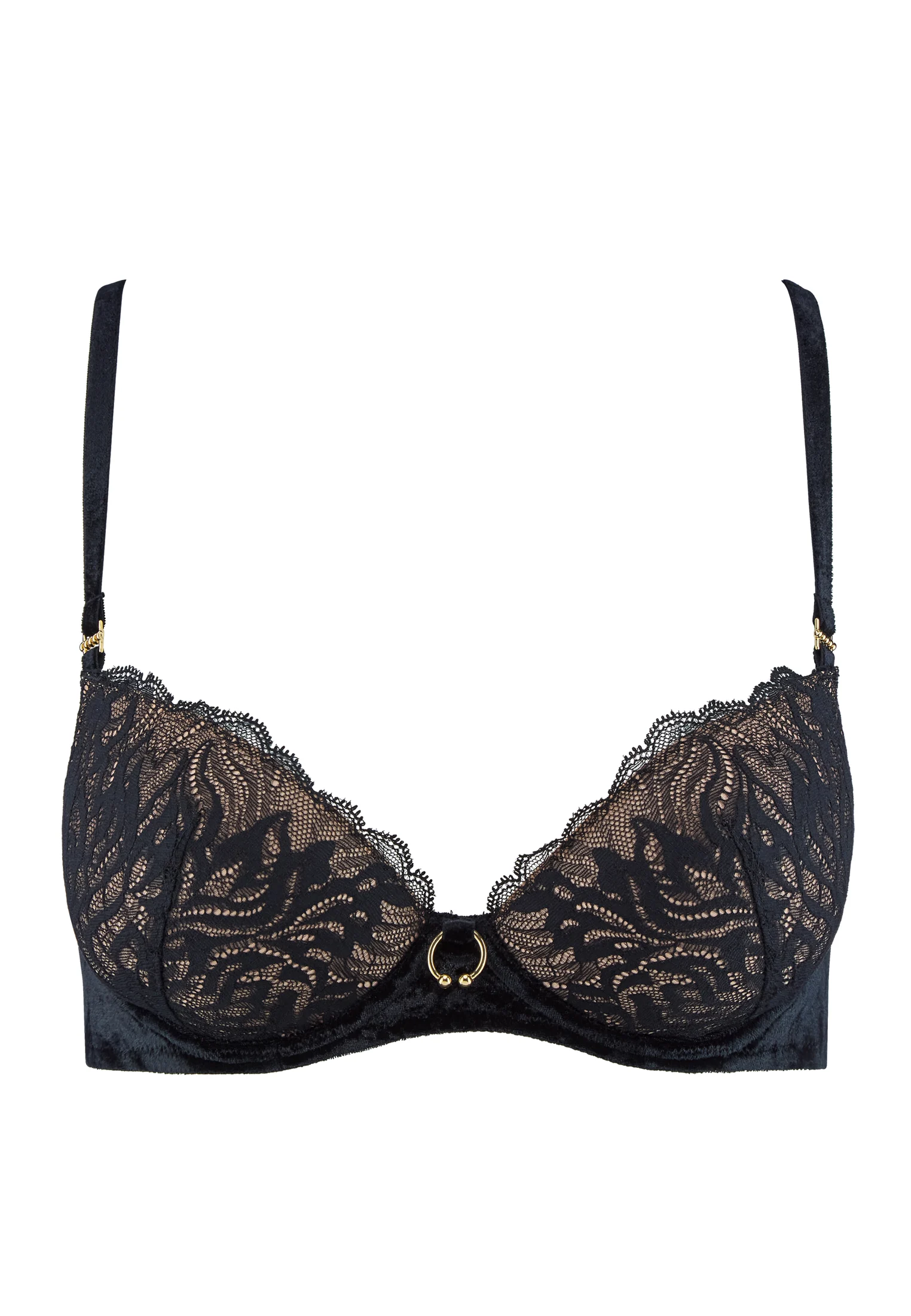 THE NIGHT BEFORE - Soutien-gorge push-up coques | Noir