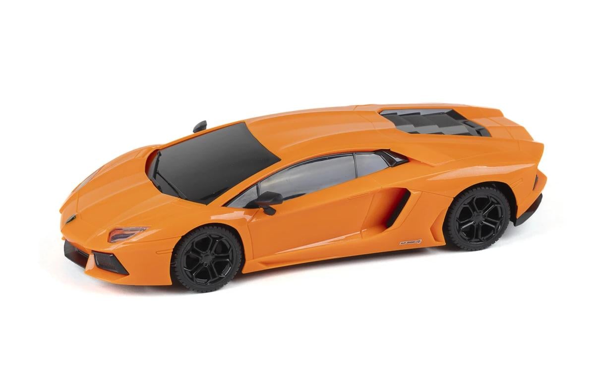 Auto Lamborghini Aventador LP 700-4 mit Licht, Orange, 1:24Ferngesteuerter Sportwagen mit Licht für Kinder ab 6 Jahren
