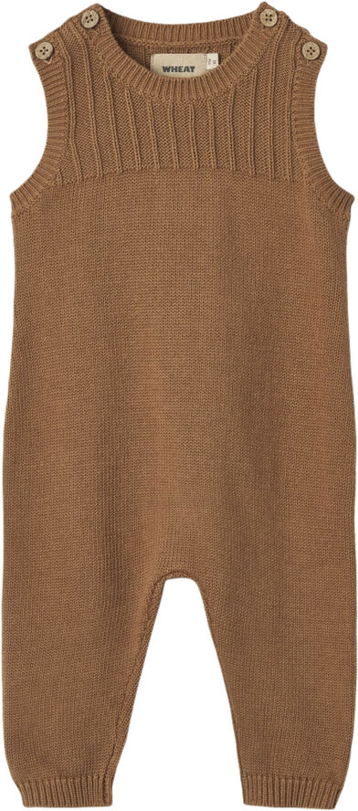 Wheat Strik Buksedragt Vigge Caramel