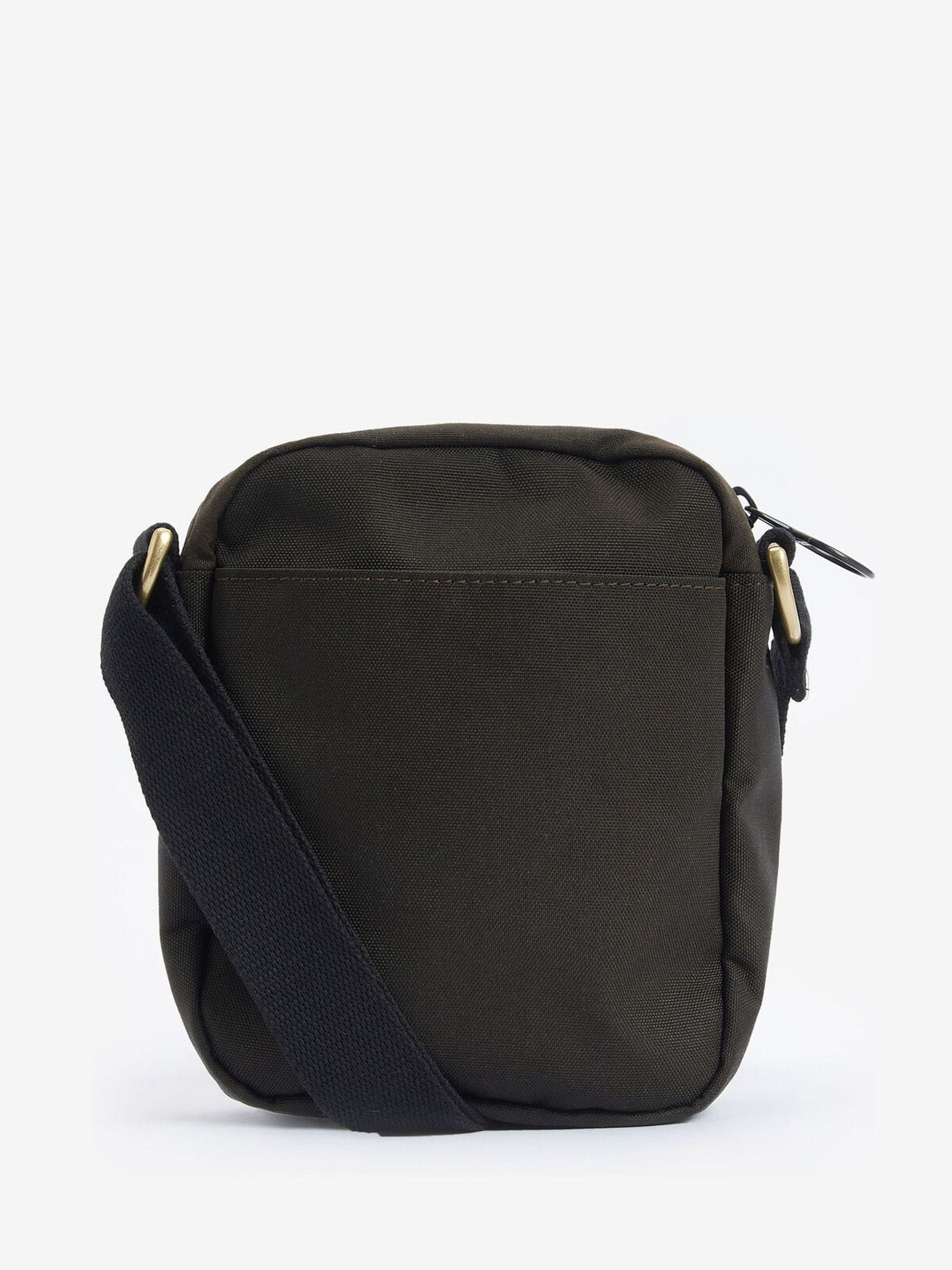 Groen - Barbour® Field gewaxte schoudertas