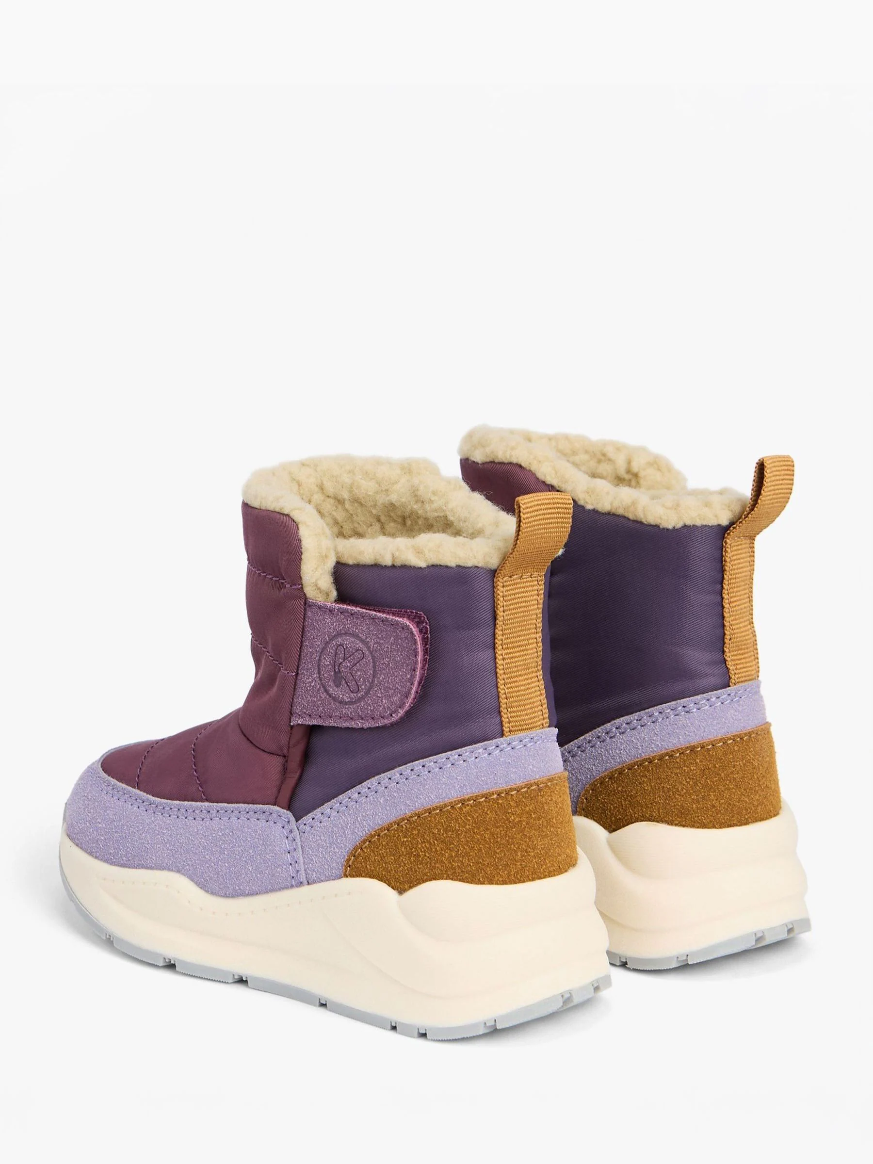 Paars - KIDLY by MORI Quilted Snow Boots