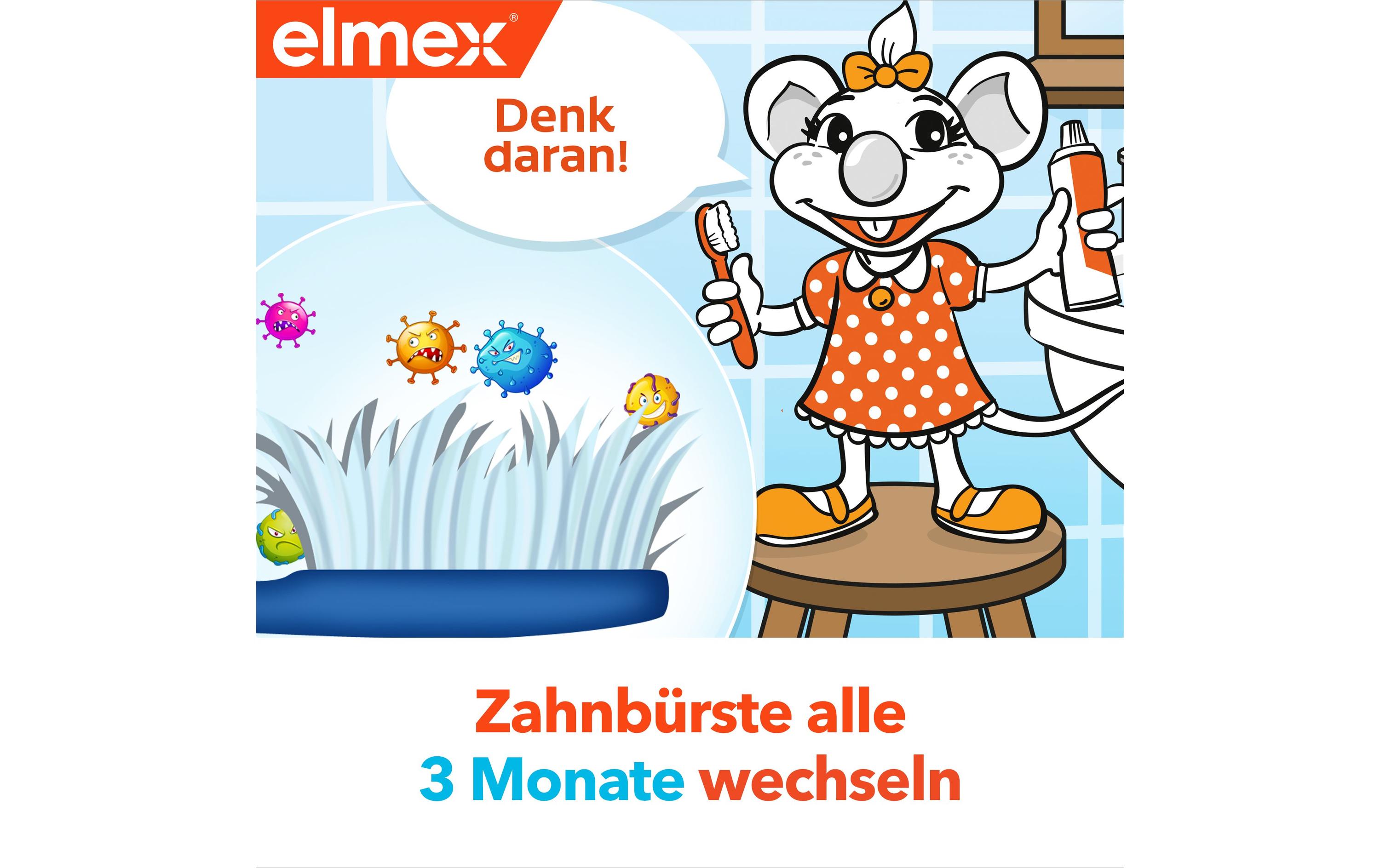 Lern-Zahnbürste Babys 0-2 Jahre Weich 1 Stück assortiertHandzahnbürste für eine sanfte Pflege & Reinigung der ersten Baby-Zähne