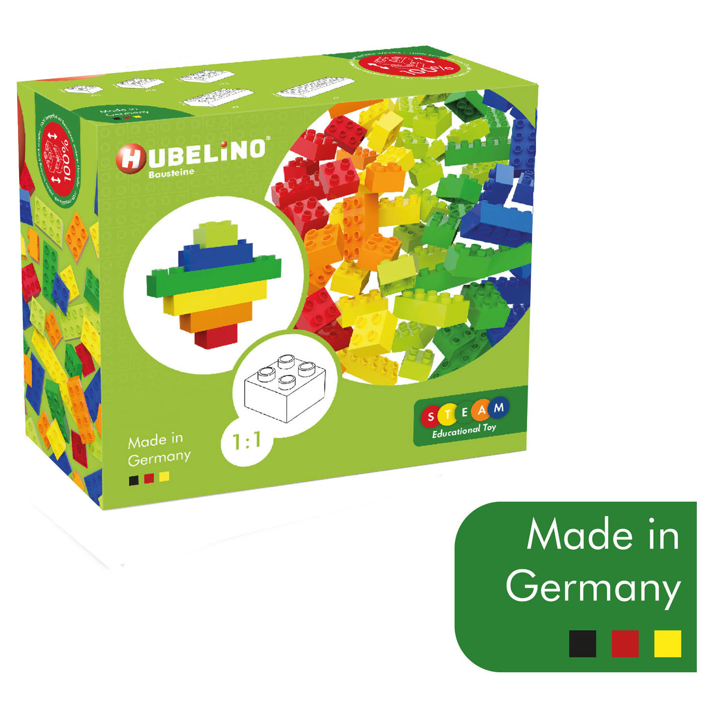 Hubelino Bouwstenenset, 60dlg.