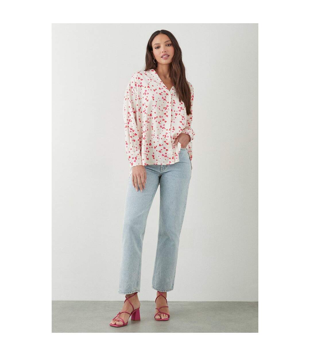 Dorothy Perkins - Chemisier - Femme (Blanc cassé) - UTDP1798