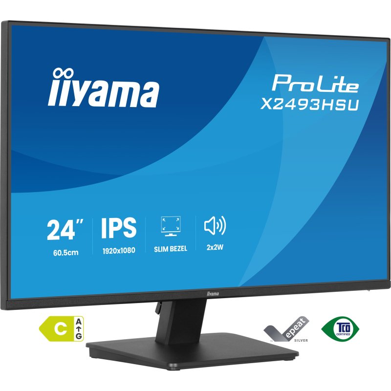 iiyama ProLite X2493HSU-B1 écran plat de PC 60,5 cm (23.8