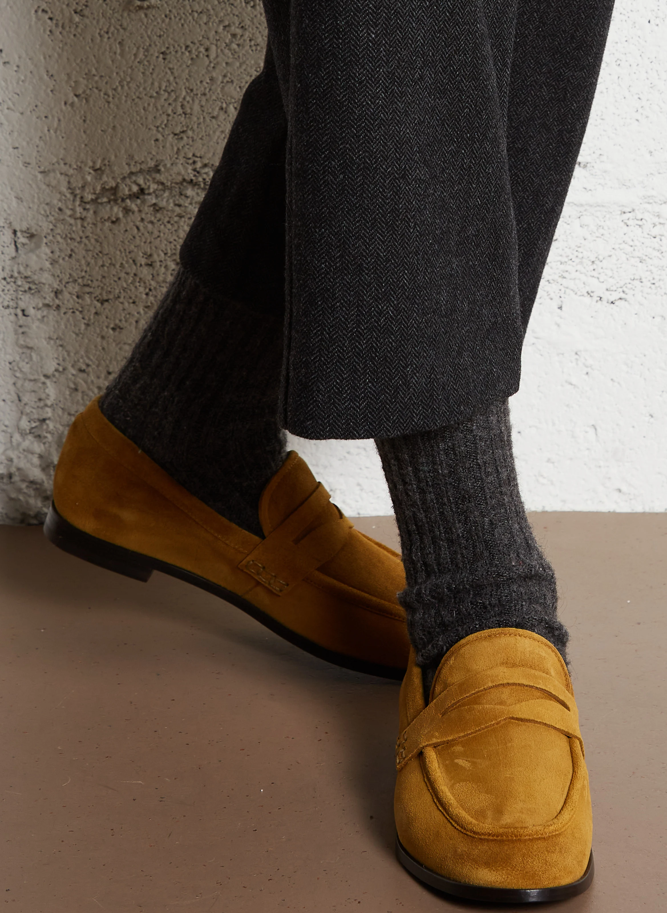 ANAIS - Mocassins en cuir | Jaune