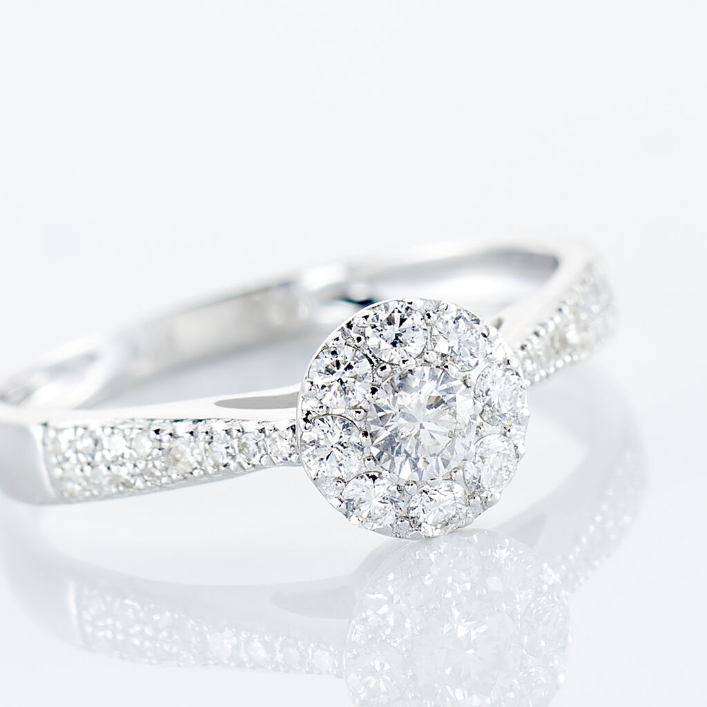 Bague Neptune Or Blanc Diamant