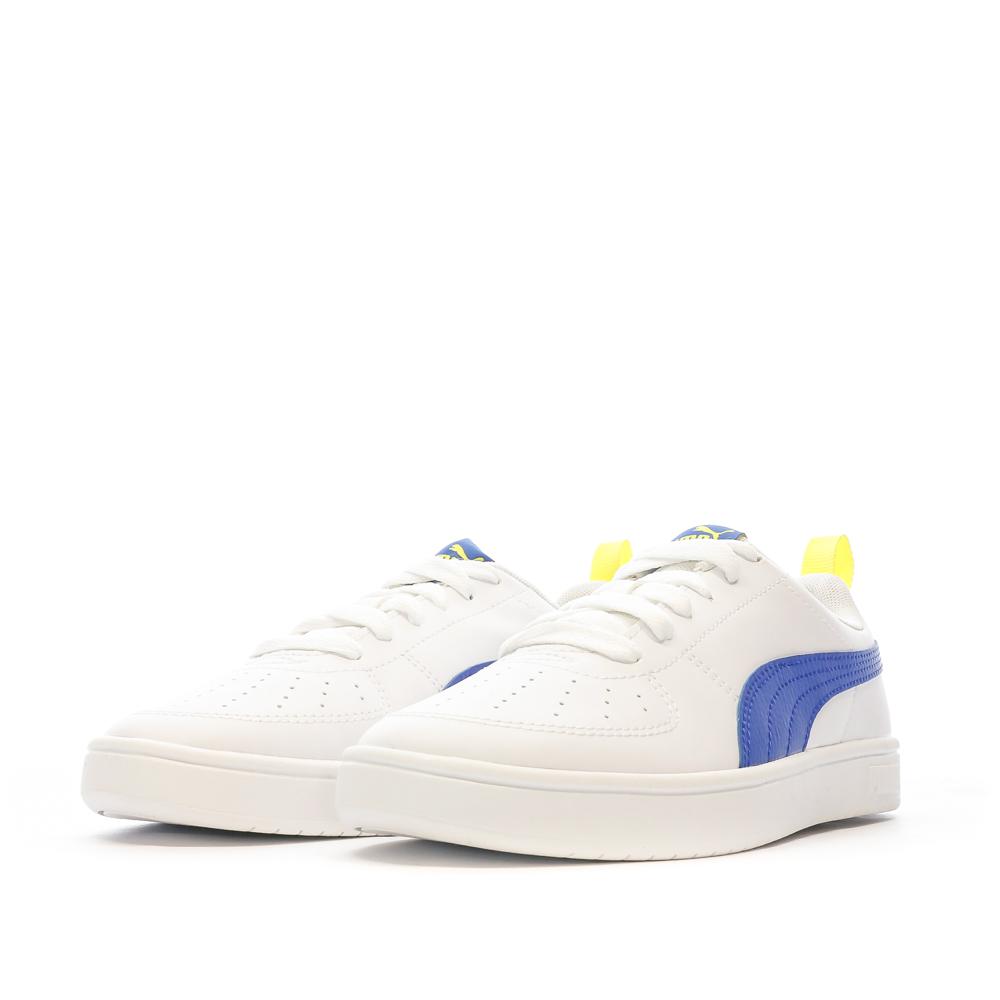 Puma Baskets Blanches/Bleu Femme Puma Rickie