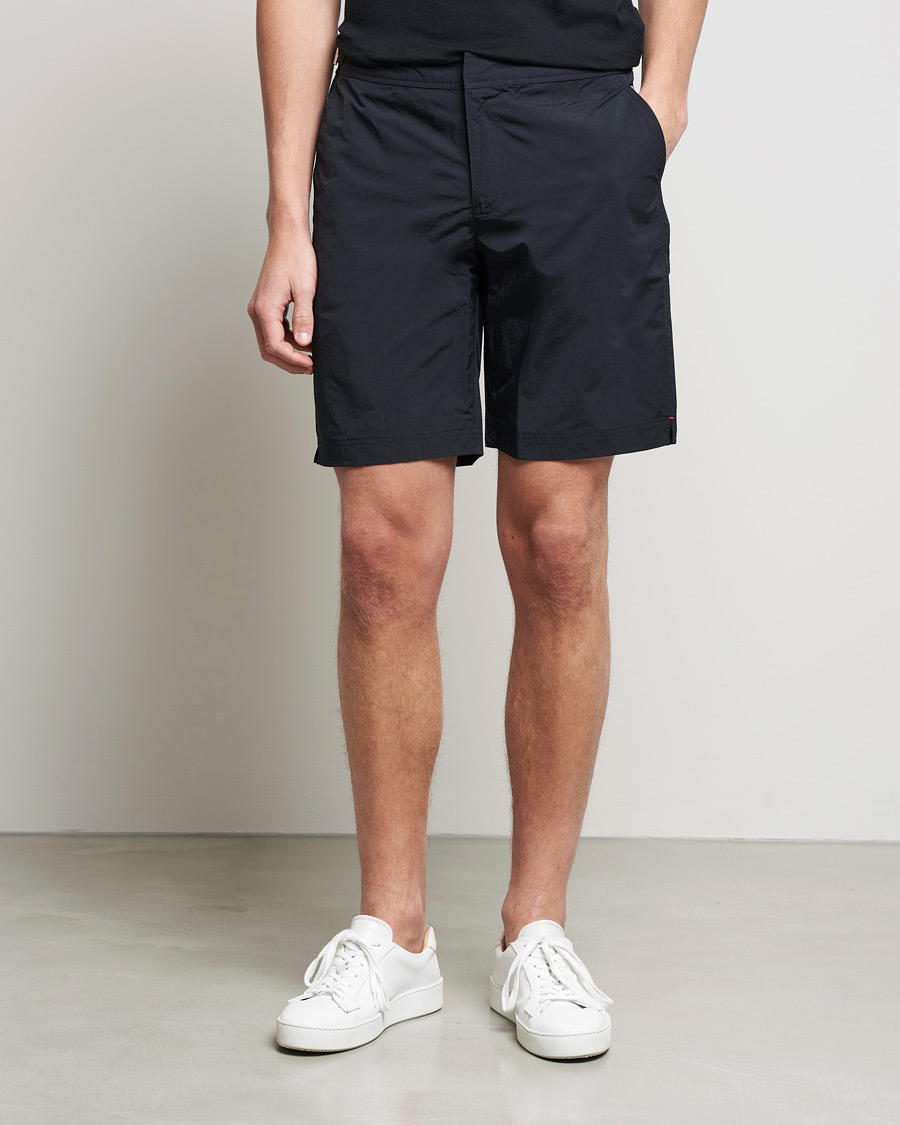 Orlebar Brown Dane III Long Leg Swim Shorts Black