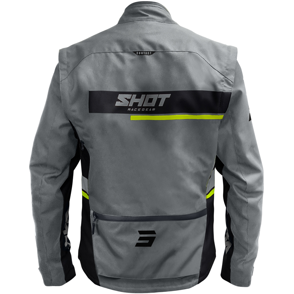 Shot - Veste Contact Assault 2.0 Gris / Jaune fluo