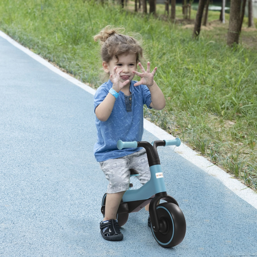 AIYAPLAY Kinderlaufrad mit Metallrahmen blau