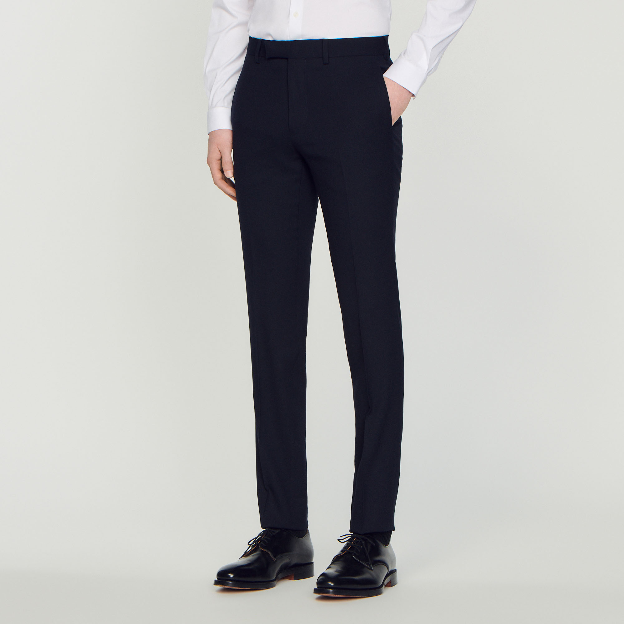 Pantalon de costume en laine