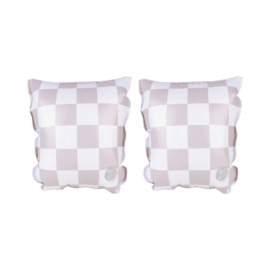 Brassards gonflables enfant à damier