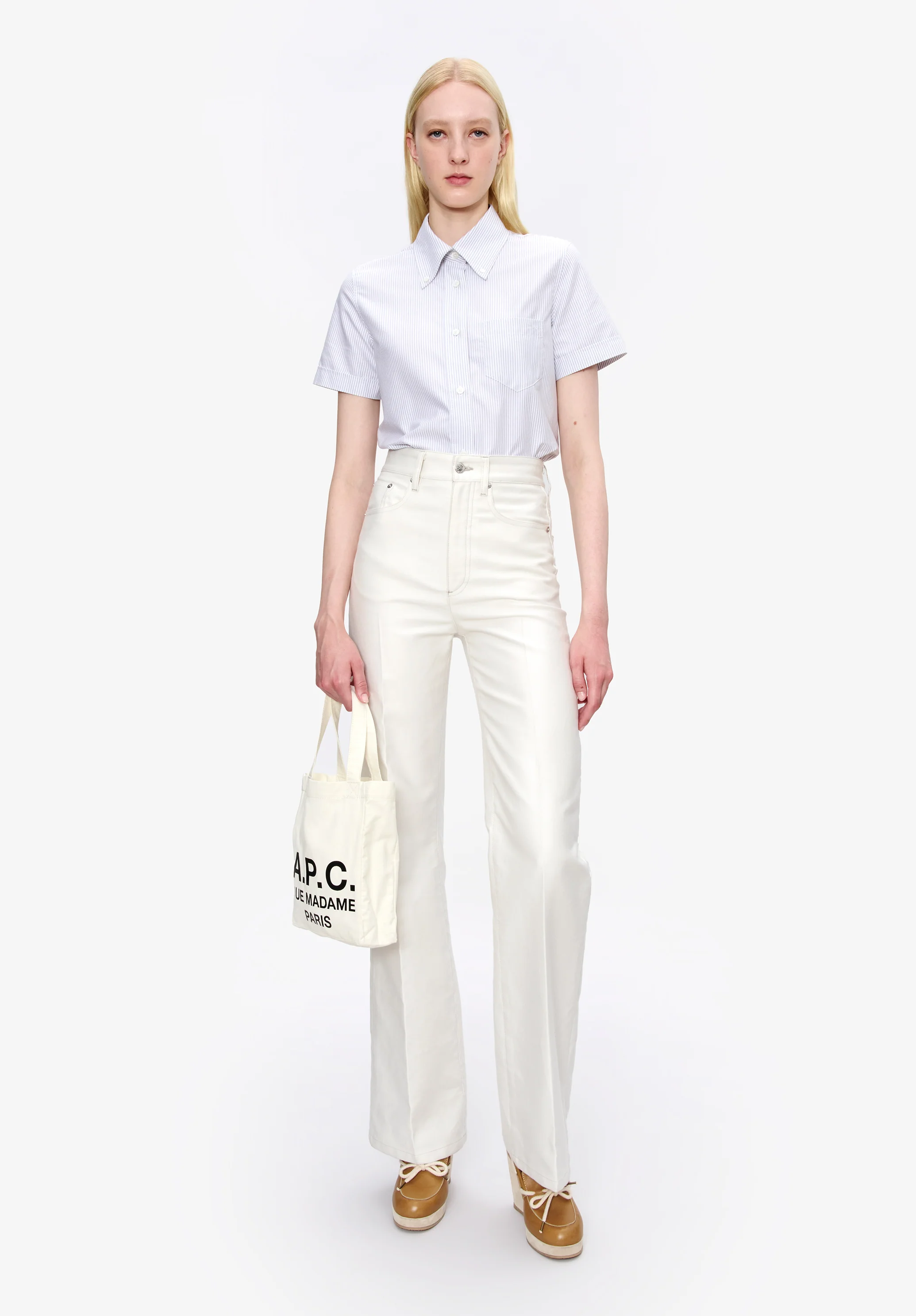 uniform shirt femme - Gris