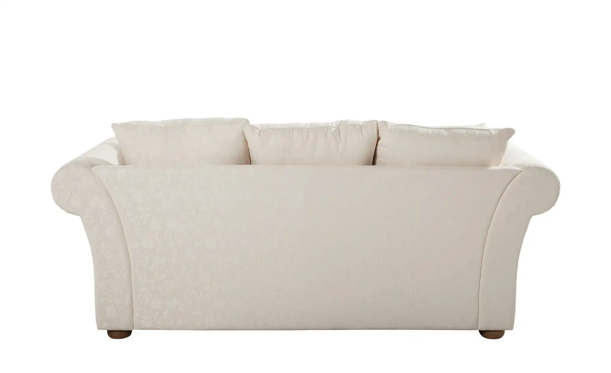 Landhaus-Sofa weiß - Flachgewebe Olivia