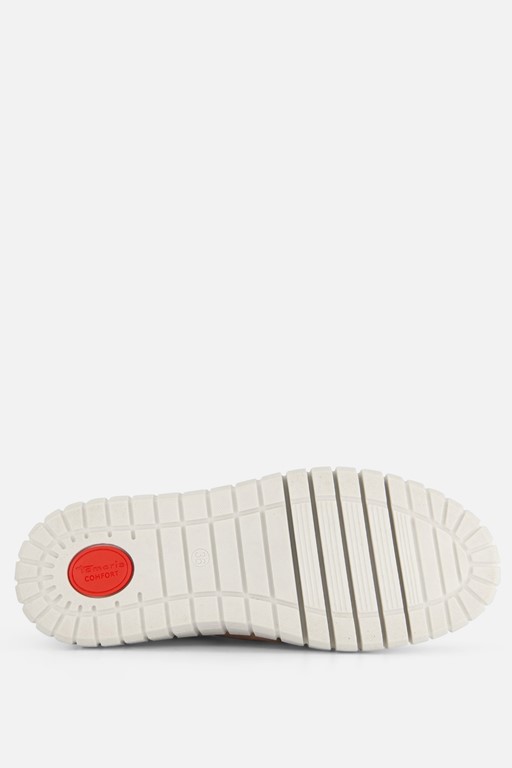 Tamaris Comfort Sneakers beige Leer
