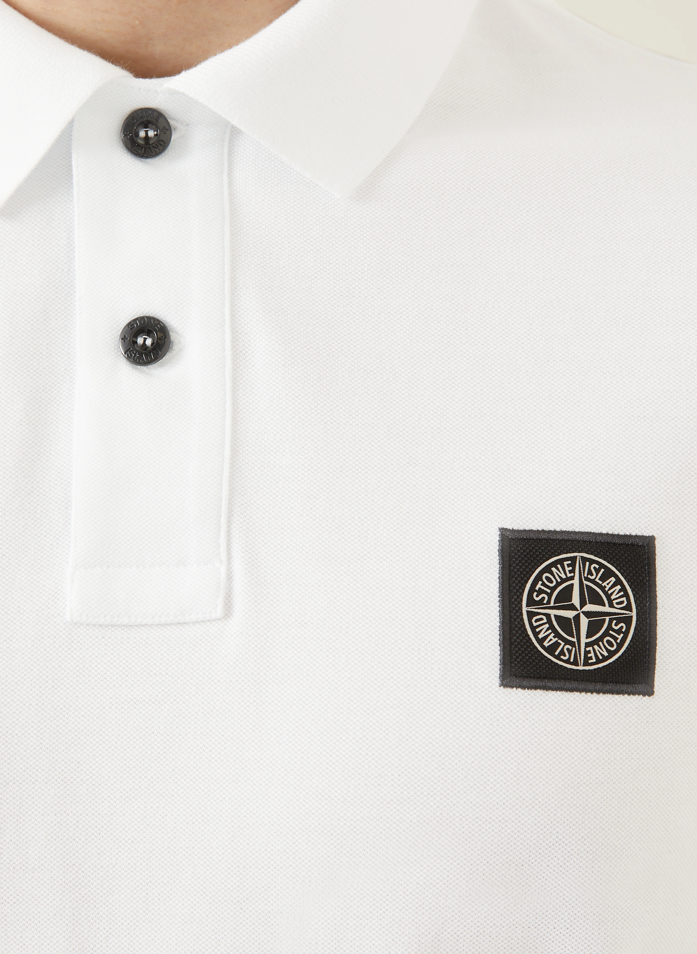 STONE ISLAND Piqué-Poloshirt Slim Fit