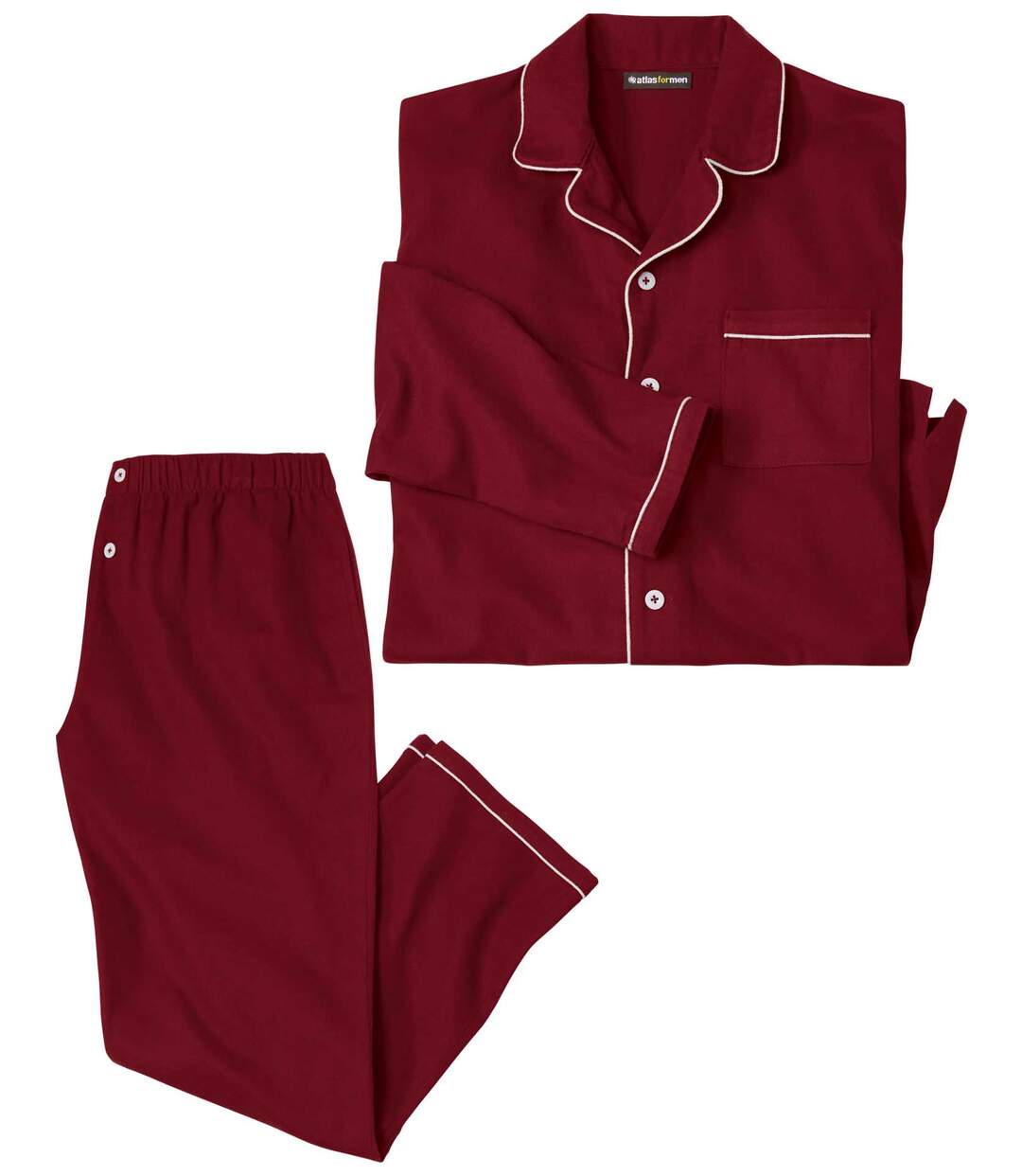 Pyjama Flanelle Bordeaux
