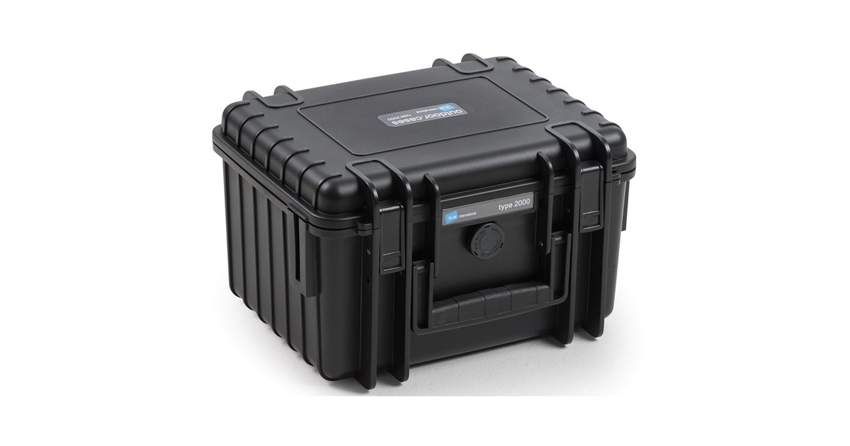 B&Woutdoor.case type 2000 koffer  (Zwart)