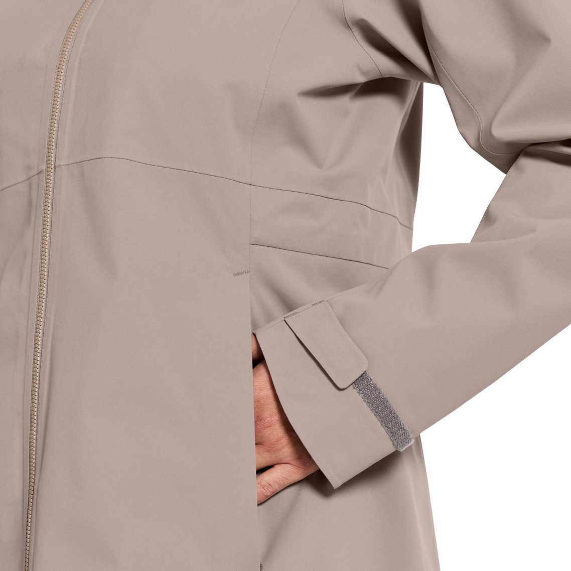 Didriksons Bea Parka Damen ash brown