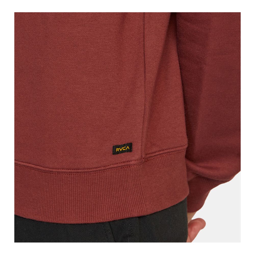 Rvca DAYSHIFT - Sweat Homme red earth