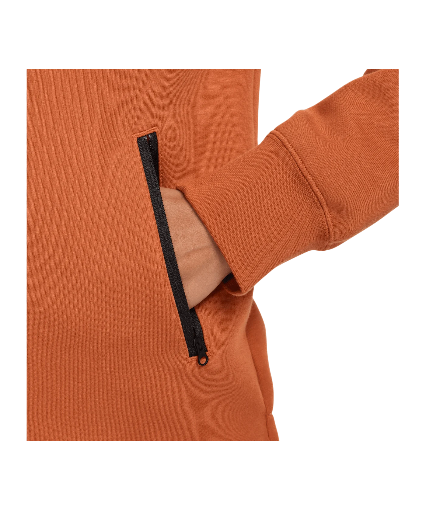 Nike Tech Fleece Windrunner Kapuzenjacke Damen Orange F825