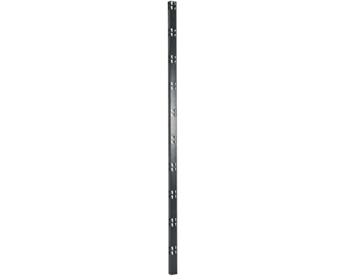 Vario C-profiel Schulte zwart structuur 105x4,2x2,8 cm insteeksysteem 2 stuks