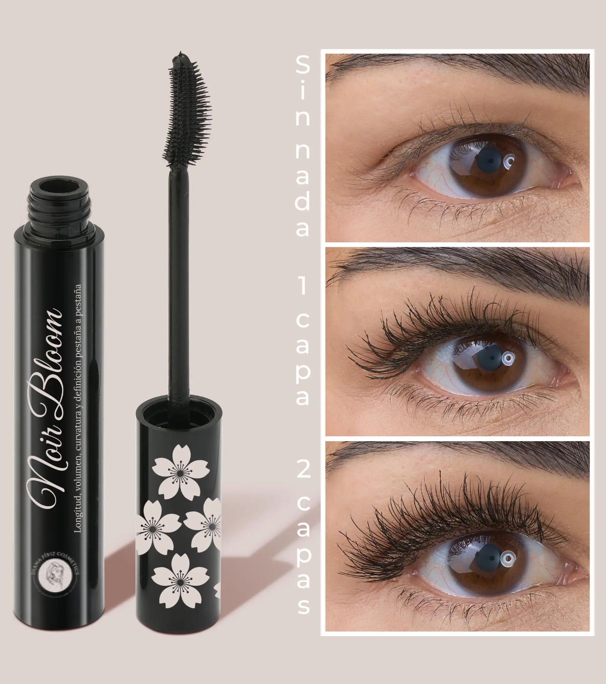 Diana Piriz Cosmetics - Máscara Noir Bloom