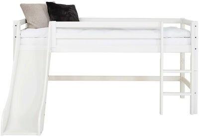 Hoppekids Slide To ECO Dream Half-height bed, White