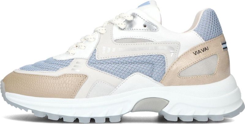Via Vai - Danae Noah Sneakers - Veelkleurig - Leer - Chunky Noppenzool - Handgemaakt in Portugal