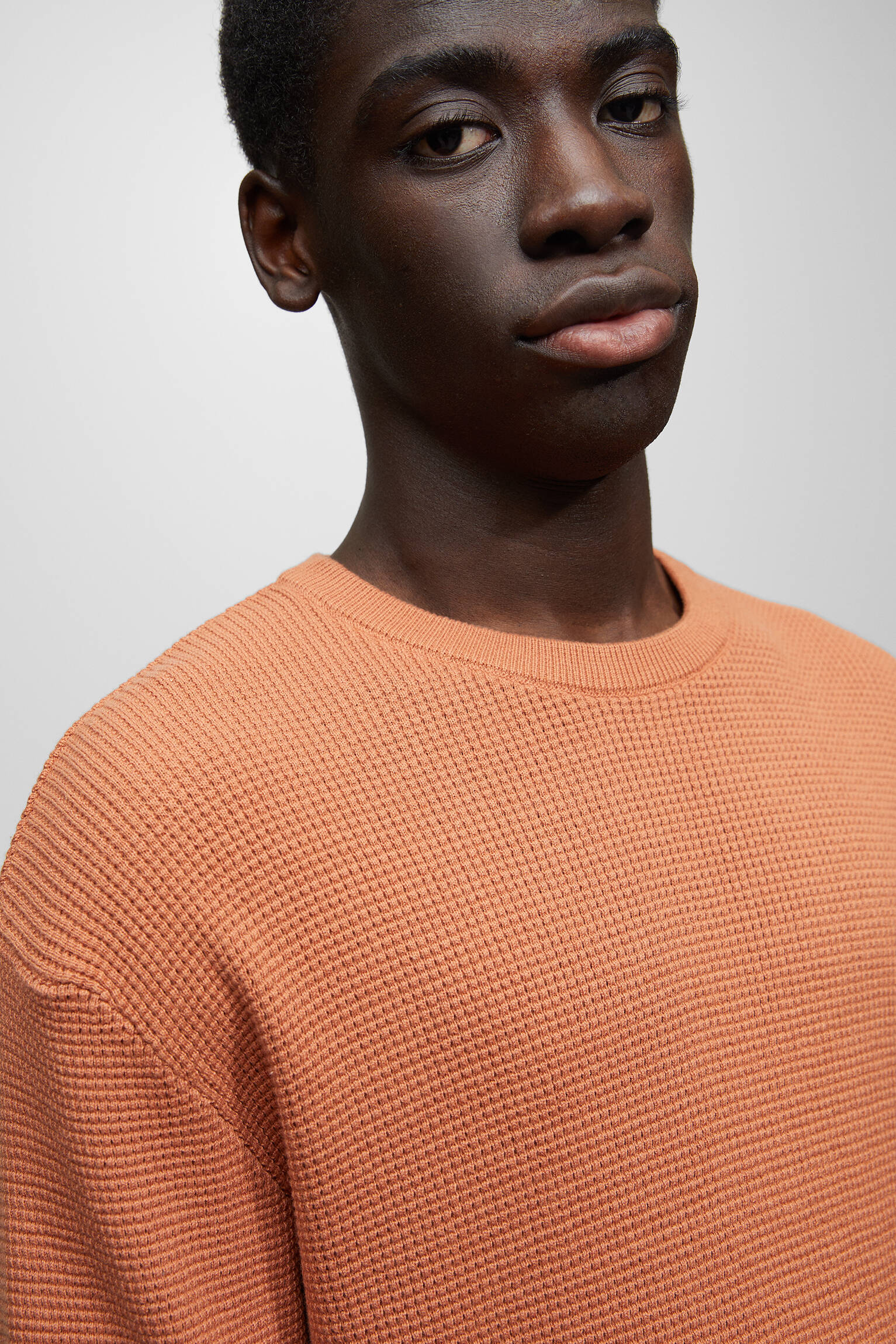 CAMISA WAFFLE - LARANJA