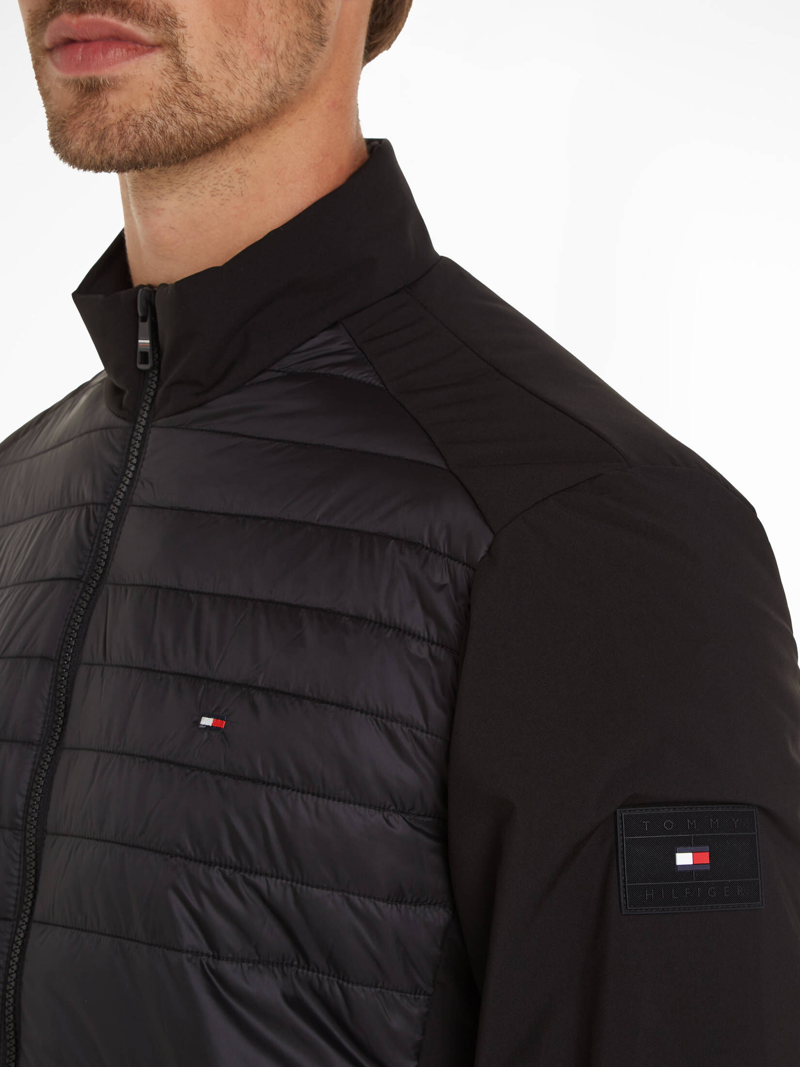Tommy Hilfiger| Herren Jacke CL MIX MEDIA STAND COLLAR JACKET
