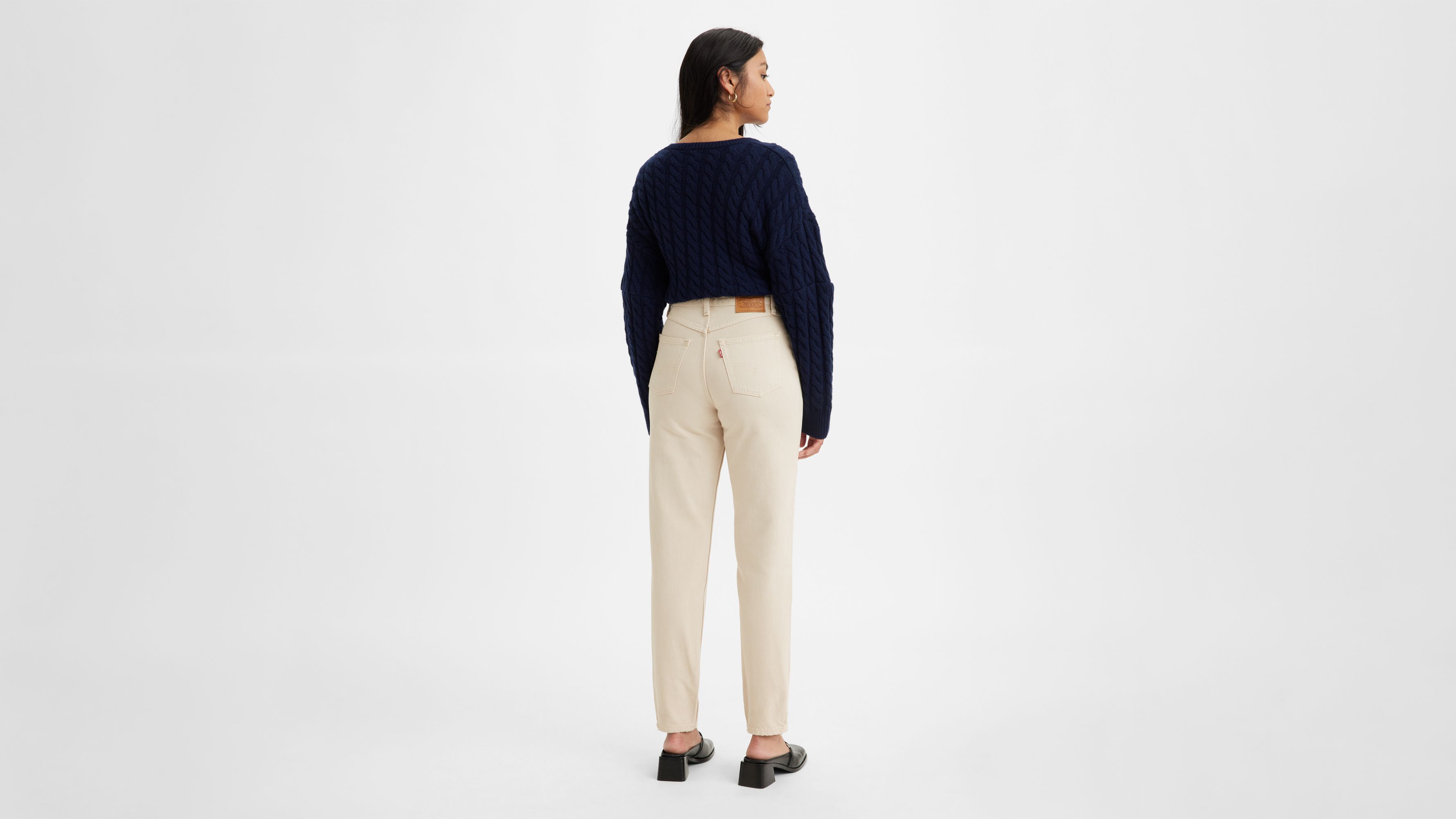 Jean Mom ’80 - Tan Garment Dye - Neutral
