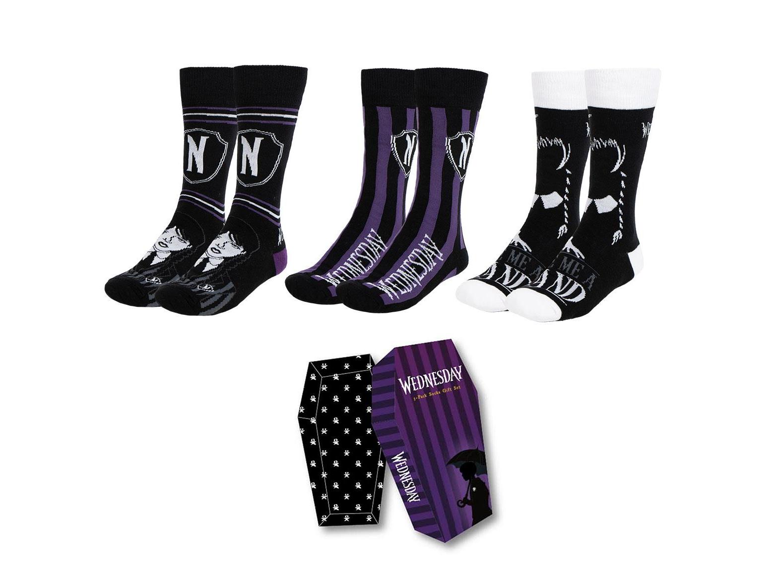 GIFTSET WEDNESDAY PCK 3 PARES DE MEIAS