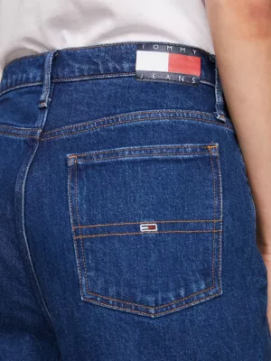 Calça jeans Izzie de cintura alta e corte slim até o tornozelo