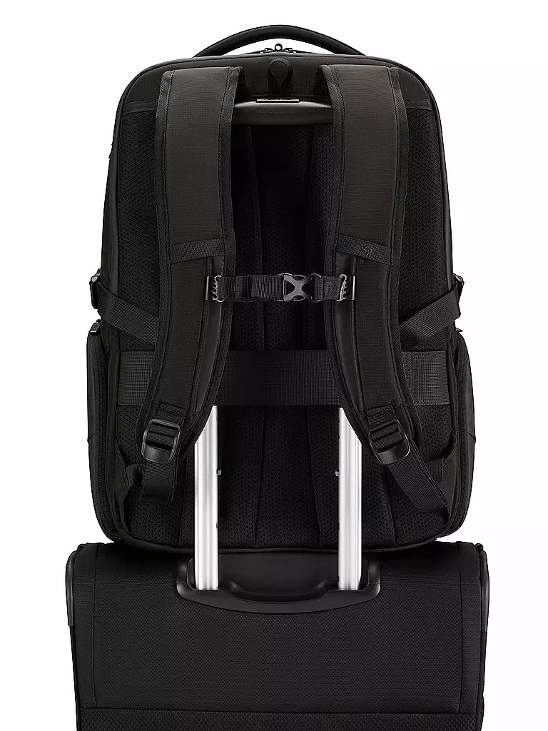 SAMSONITE Rucksack Biz2Go Overnight Erweiterbar 17,3 Black schwarz