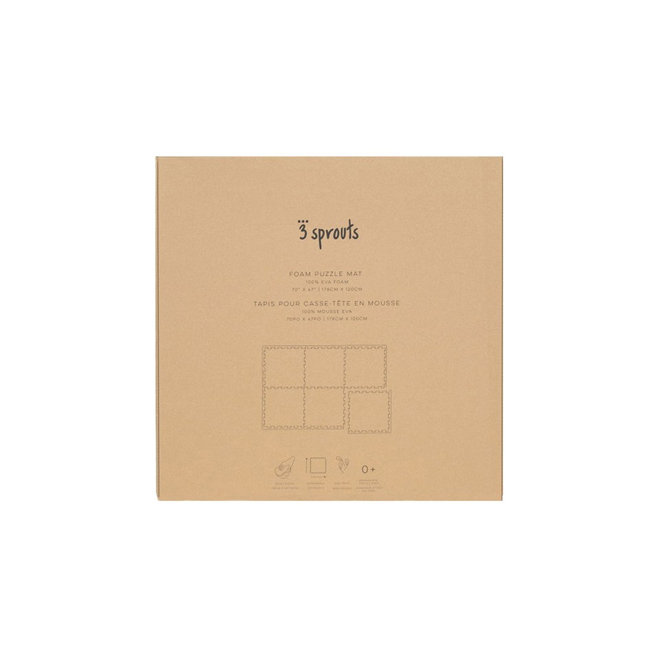 3 Sprouts - Gulvpuslespil - Creme