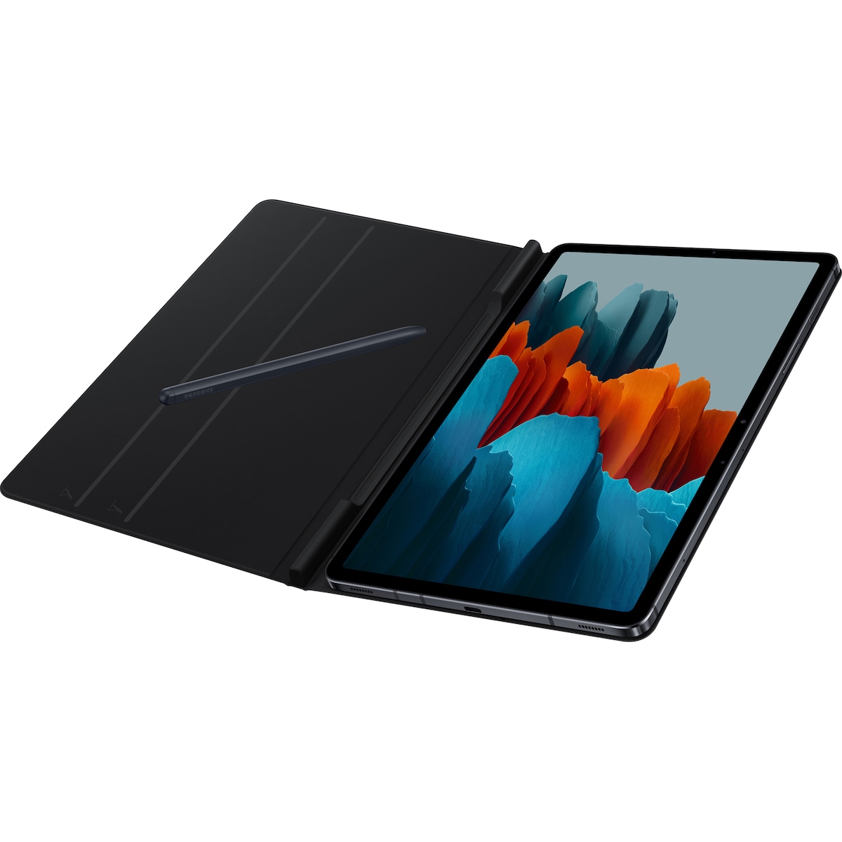 Samsung Book deksel til Galaxy Tab S7/S8 (sort)