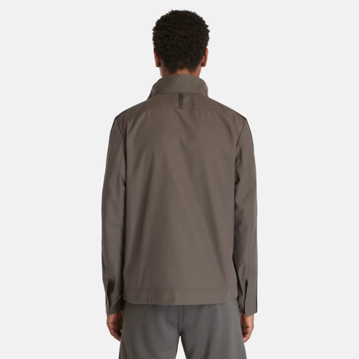 Blouson Timberland x Icebreaker en mérinos et coton pour homme en gris foncé