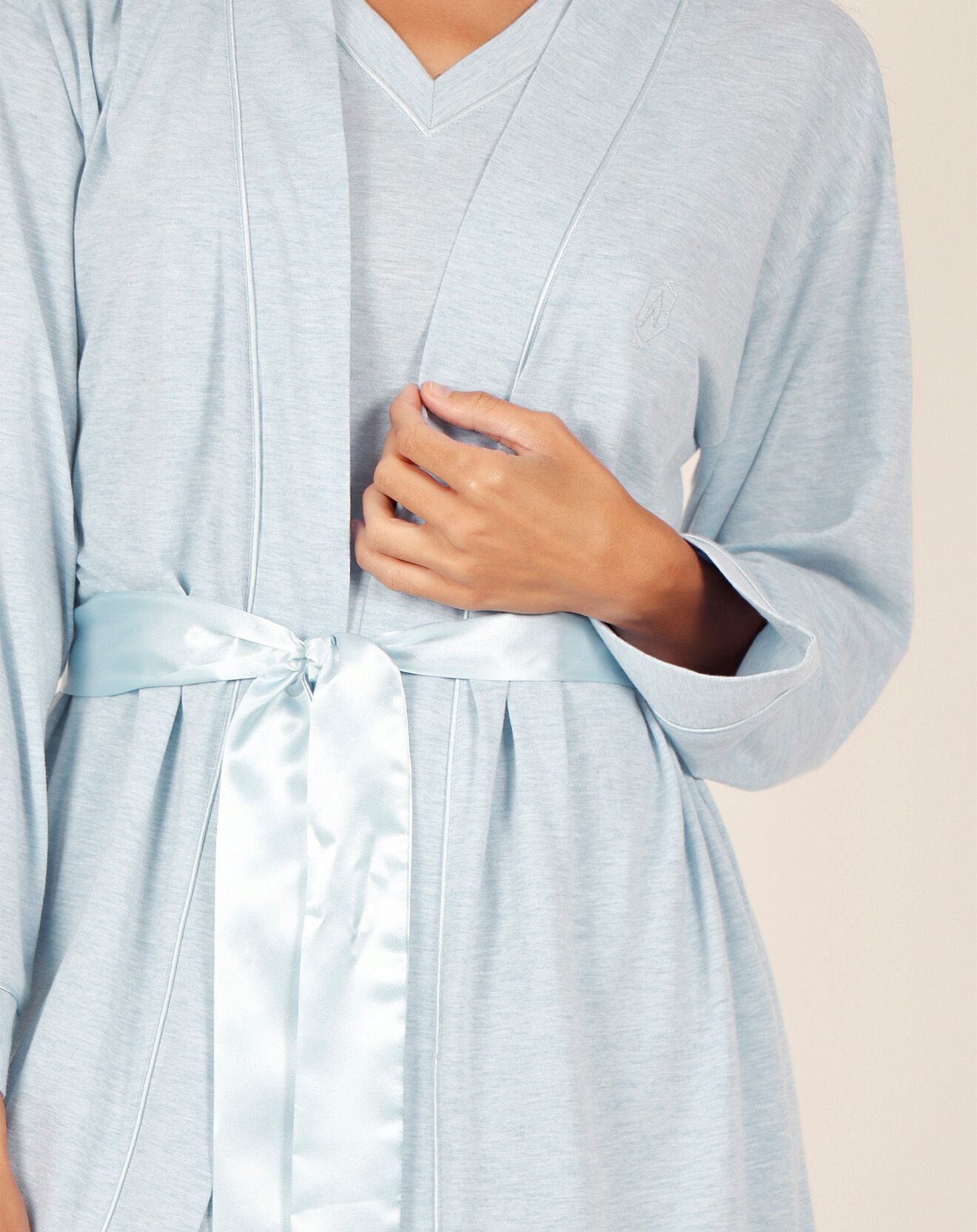Admas Classic Déshabillé Basic bleu