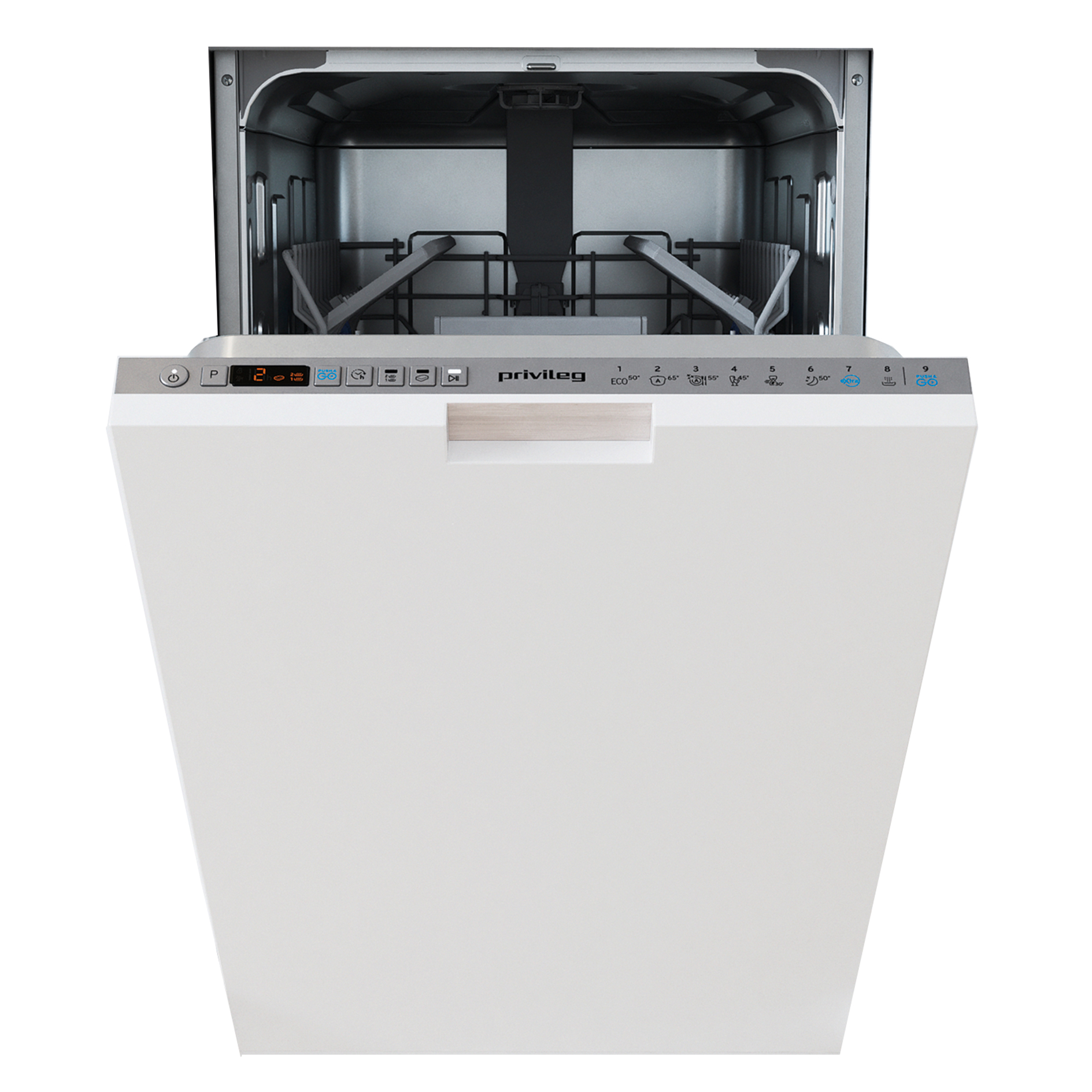 PRIVILEG Geschirrspüler RSIO3T224E - vollintegriert - E - 45 cm
