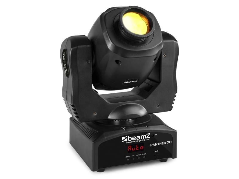 BeamZ Moving Head Panther 70 Leistungsstarker LED-Movinghead mit einer 70 Watt hellen, weissen LED-Quelle