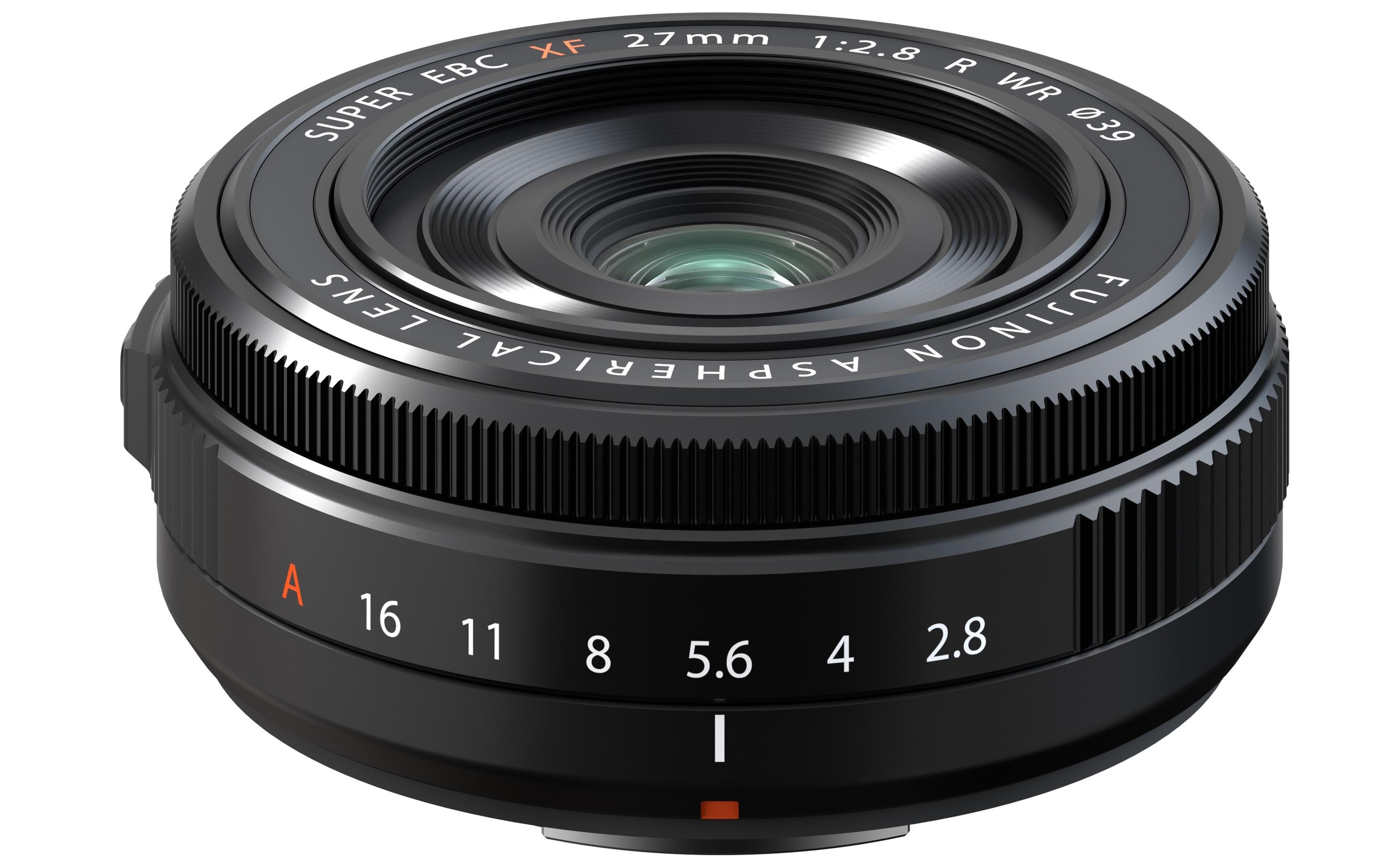 Festbrennweite XF 27mm F/2.8 R WR – Fujifilm X-Mount<br>Spritzwassergeschützte, leichte Festbrennweite