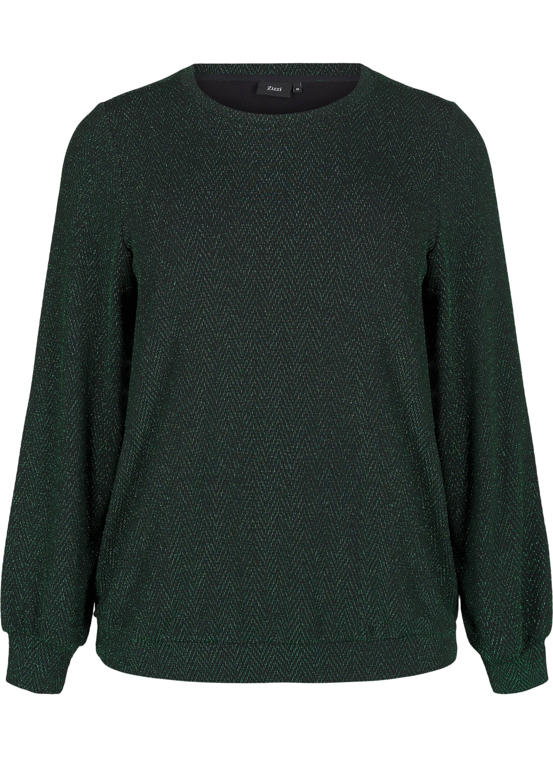 Bluse med glimmer mønster