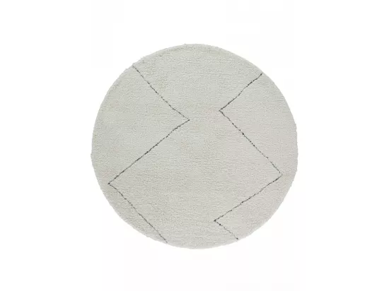 Tapis berbère shaggy - MARRAKECH 361 Noir 160*160