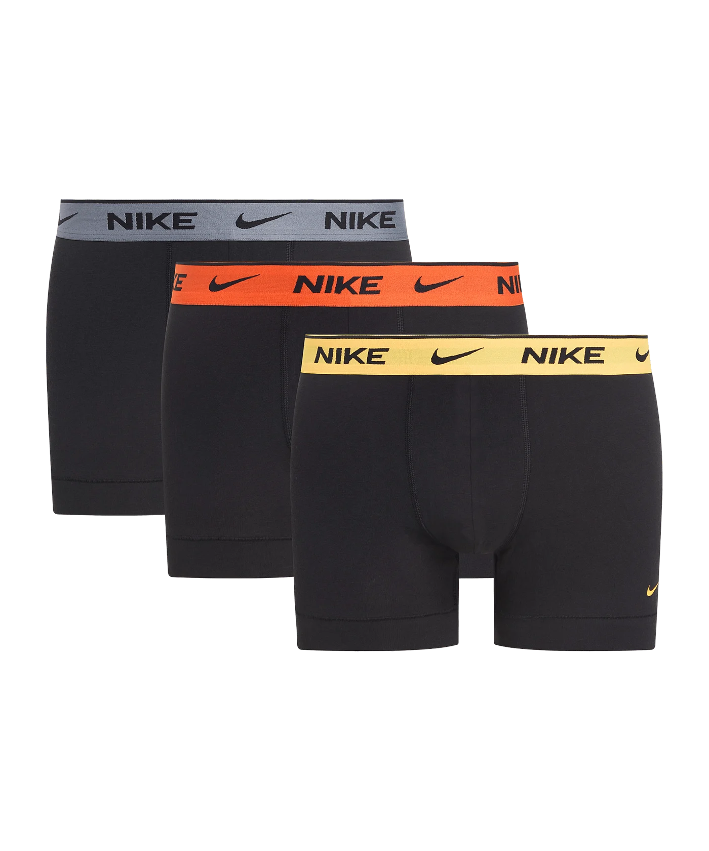 Nike Cotton Trunk Boxershort 3er Pack Schwarz FMSK