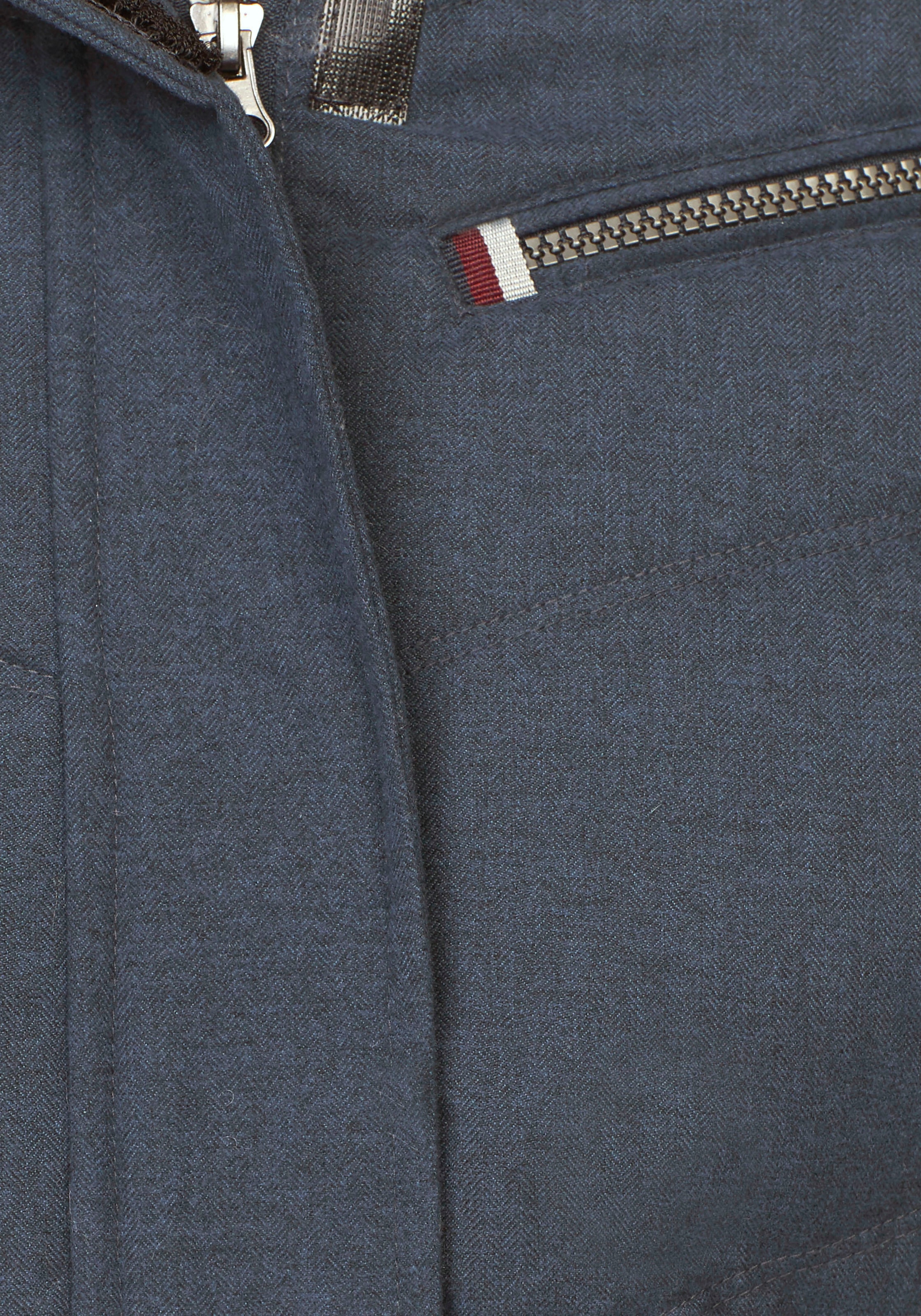 Polarino Steppjacke mitKapuze mit abnehmbarer Kapuze,  mit Fellimitat,  viele Taschen